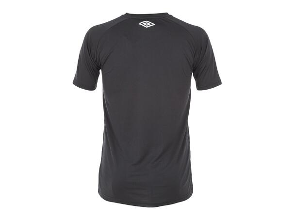 UMBRO UX-1 Trn Tee jr Sort/Hvit 116 Enklere teknisk T-skjorte 
